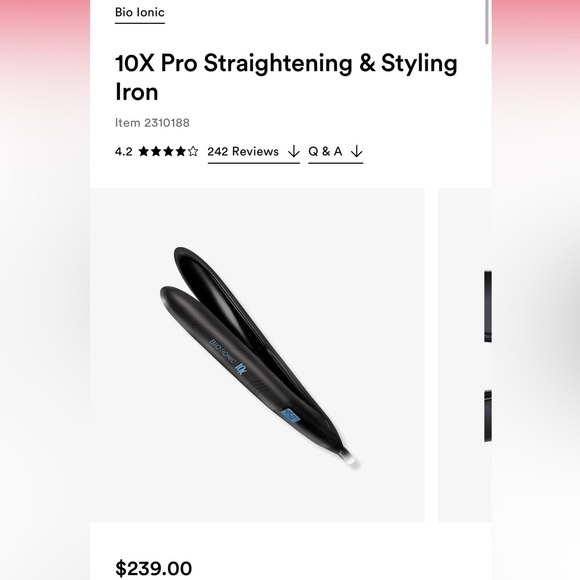 Bio Ionic 10x Pro Styling Iron *BRAND NEW* - Picture 11 of 14